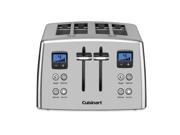 Cuisinart CPT 435 Motorized LCD 4 Slice Stainless Steel Toaster Bagel Defrost