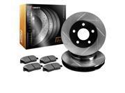 R1 Concepts KPS11083 Premier Series Slotted Rotors And Ceramic Pads Kit - Rear R1 Concepts KPS11083 Premier Series Slotted Rotors And Ceramic Pads Kit - Rear