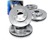 Brake Rotors 2 FRONT 2 REAR ELINE O.E. FACTORY REPLACEMENT DISC RP25020