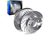Brake Rotors REAR ELINE DRILLED SLOTTED S RAV4 2006 2011 without 3rd Row Seat