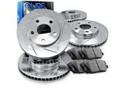 [COMPLETE KIT] eLine Slotted Brake Rotors Ceramic Brake Pads CES.6306502