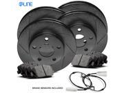 Full Kit Black Slotted Brake Rotors & Ceramic Pads Freightliner Sprinter 3500 Full Kit Black Slotted Brake Rotors & Ceramic Pads Freightliner Sprinter 3500