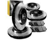 R1 Concepts CPS10870 Premier Series Slotted Rotors And Ceramic Pads Kit - Front and Rear R1 Concepts CPS10870 Premier Series Slotted Rotors And Ceramic Pads Kit - Front and Rear