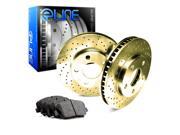 FRONT Gold Edition Cross-Drilled Brake Rotors & Ceramic Brake Pads FGX.44139.02 FRONT Gold Edition Cross-Drilled Brake Rotors & Ceramic Brake Pads FGX.44139.02