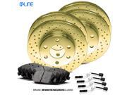 2001 2002 Mercedes-Benz E430 Full Kit Gold Drilled Brake Rotors & Ceramic Pads 2001 2002 Mercedes-Benz E430 Full Kit Gold Drilled Brake Rotors & Ceramic Pads