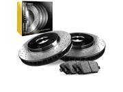2003-2005 Mercedes-Benz C240 Rear Premier Drilled Brake Rotors & Ceramic Pads 2003-2005 Mercedes-Benz C240 Rear Premier Drilled Brake Rotors & Ceramic Pads