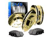 2008 2009 2010 2011 Volvo S80 Full Kit Gold Drilled Slotted Brake Rotors & Ceramic Pads 2008 2009 2010 2011 Volvo S80 Full Kit Gold Drilled Slotted Brake Rotors & Ceramic Pads