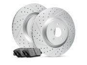 Front Premier Drill/Slot Brake Rotors & Ceramic Pads For Hyundai Genesis Coupe Front Premier Drill/Slot Brake Rotors & Ceramic Pads For Hyundai Genesis Coupe