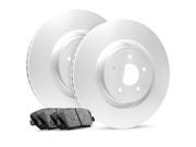 1997 Acura CL Front Premier Plain Brake Disc Rotors & Ceramic Brake Pads 1997 Acura CL Front Premier Plain Brake Disc Rotors & Ceramic Brake Pads