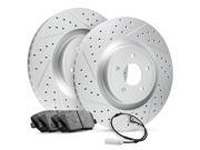 2014 BMW 535i Front Premier Drilled Slotted Brake Disc Rotors & Ceramic Pad 2014 BMW 535i Front Premier Drilled Slotted Brake Disc Rotors & Ceramic Pad