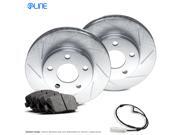Rear eLine Slotted Brake Disc Rotors & Ceramic Brake Pads 323Ci,323i Rear eLine Slotted Brake Disc Rotors & Ceramic Brake Pads 323Ci,323i