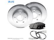 2008 2009 2010 BMW X6 Front eLine Plain Brake Disc Rotors & Ceramic Brake Pads 2008 2009 2010 BMW X6 Front eLine Plain Brake Disc Rotors & Ceramic Brake Pads