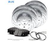 1981 1982 BMW 733i Full Kit eLine Drilled Brake Disc Rotors & Ceramic Brake Pads 1981 1982 BMW 733i Full Kit eLine Drilled Brake Disc Rotors & Ceramic Brake Pads