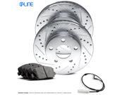 Rear eLine Drilled Slotted Brake Rotors & Ceramic Brake Pads Range Rover Evoque Rear eLine Drilled Slotted Brake Rotors & Ceramic Brake Pads Range Rover Evoque