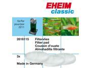EHEIM Fine Filter Pad White for Classic External Filter 2211 3 Pieces