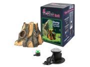 Hydor H2Show Green Stump Log Kit Green LED with Bubbles