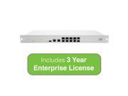 Cisco Meraki MX100 Medium Branch Security Appliance 500Mbps FW 8xGbE 2xGbE SFP w 3 Years Enterprise License