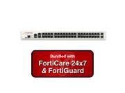 Fortinet FortiGate 240D POE FG 240D POE Next Generation Firewall NGFW Bundle with 1 Year 24x7 Forticare and FortiGuard