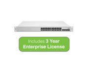 Cisco Meraki Cloud Managed MS320 Series 24 Port Gigabit Switch Bundle 24x 1GbE Ports Includes 3 Year Enterprise License