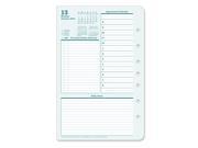 Classic Original One Page Per Day Ring bound Planner Refill Jan 2014 Dec 2014
