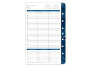 Classic Monticello Ring bound Weekly Planner Refill Jul 2013 Jun 2014