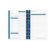 Compact Monticello Ring bound Daily Planner Jan 2016 Dec 2016