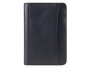 Pocket FC Basics Nappa Leather Zipper Binder Black