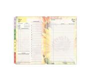 Compact Blooms Ring bound Daily Planner Jul 2016 Jun 2017