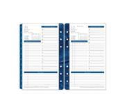 Compact Monticello One Page Per Day Ring bound Planner Jul 2016 Jun 2017