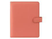 Compact Giada Leather Snap Binder Peach Crush