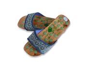 Wood Massage Slipper with Acupressure Stones for Improved Foot Care