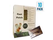 Deluxe Detox Foot Pad Patches 10 Piece Pack by Global Care Market®