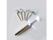 Dental Mirror Tool with LED and 5 Additional Mirror Tips by Global Care Market®