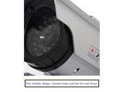 Fake Outdoor Security Camera Set Self Powered 4 Pieces of Realistic Looking CCTV Cameras