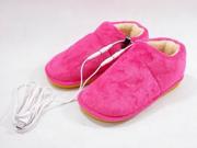 USB Heated Slippers for Warming Your Feet Pink