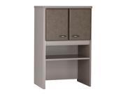 24 in. Office Storage Hutch in Pewter Series A