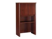 Storage Cabinet Hutch w Adjustable Shelf in Hansen Cherry Finish Auburn Maple