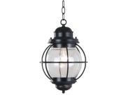 Kenroy Home Hatteras Hanging Lantern Black Finish 90965BL