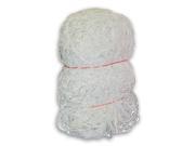 Soccer Goal Netting 3 Millimeter Twisted Knotted White Polyethylene