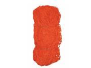 Soccer Goal Netting Orange Polyethylene 3 Millimeter Knotted Rope