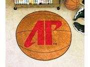 Austin Peay Govs Basketball Area Rug w Officially Licensed Logo In Red
