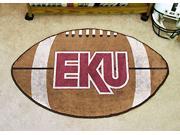 Football Rug In Official Team Colors w Eastern Kentucky University Logo