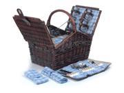 Willow Picnic Basket in Brown