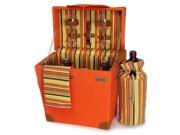 Wooden Picnic Carrier in Multicolor