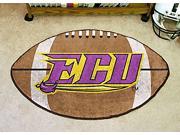 Football Area Rug w Official East Carolina University Logo In Team Colors