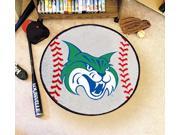Baseball Rug w Georgia College State University Officially Licensed Bobcat Logo