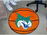 Logo Basketball Rug w Georgia College State University Officially Licensed Bobcat