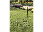 Wrought Iron Flower Pot Stake 6 in. Diameter