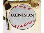 Official Denison University Logo Baseball Rug