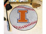 Baseball Floor Mat University of Illinois